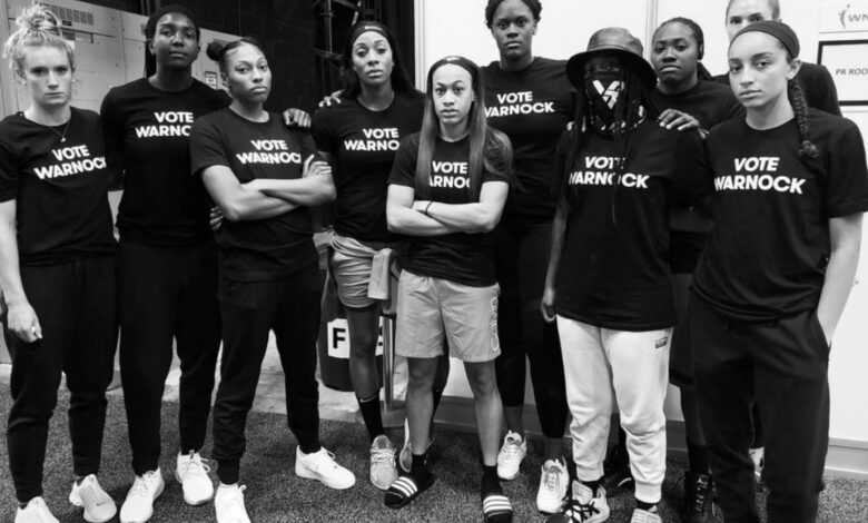 WNBA backs Warnock on IG
