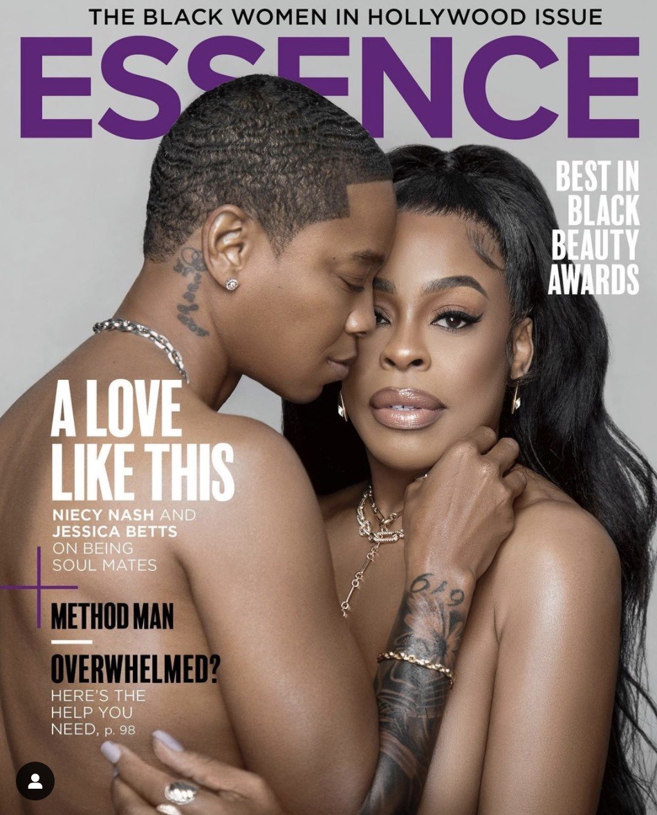 Wives Niecy Nash and Jessica Betts First Same Sex Couple on Cover of Essence Magazine picture photo